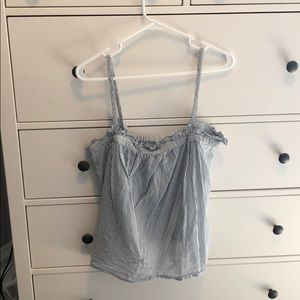 Madewel Stripe Tie Strap Camisole